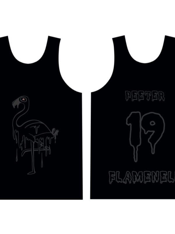 BATIKOVANÝ FLAMENELL DRES NA MÍRU -  FLAMINGO MEN