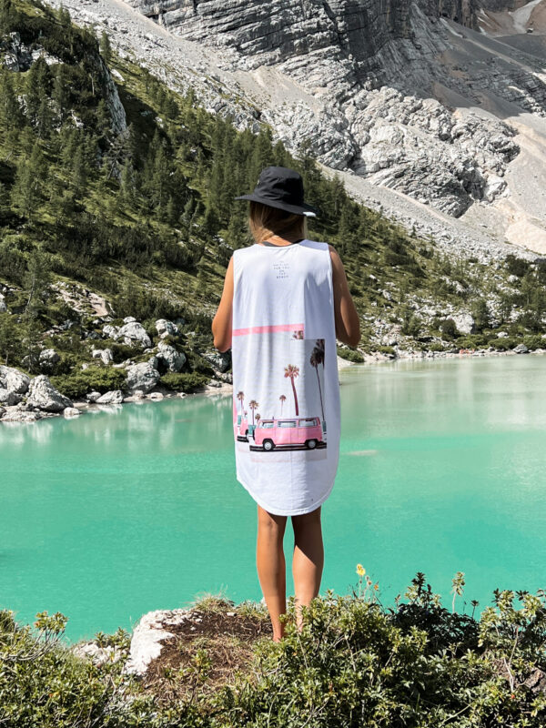 Flamenell dress white - WAITING FOR YOU ON THE BEACH