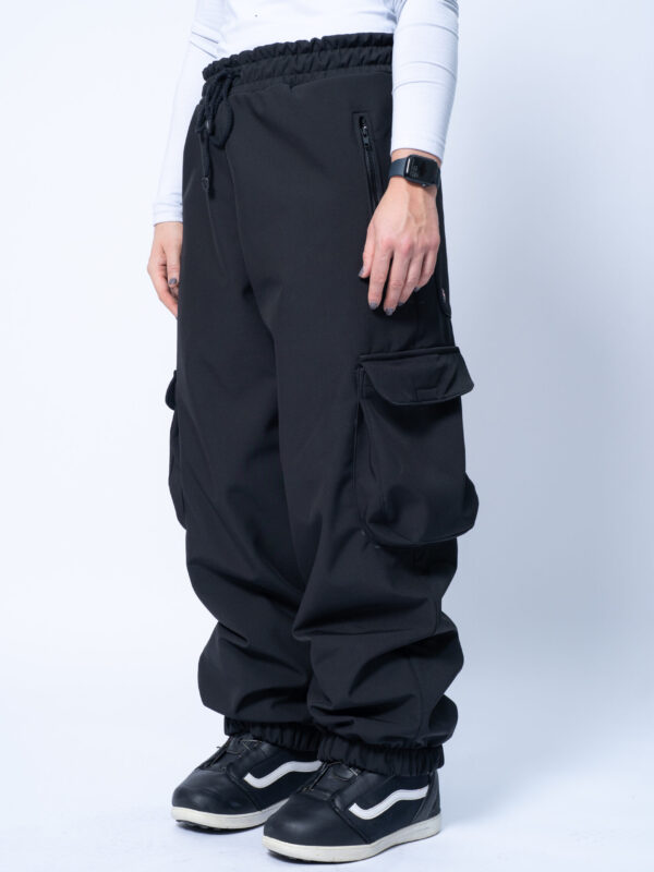 Baggy UNI flow pocket pants - black