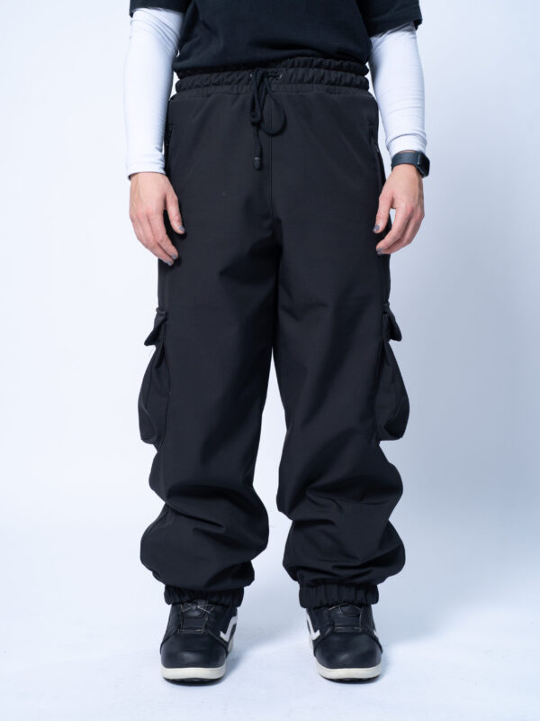 Baggy UNI flow pocket pants - black