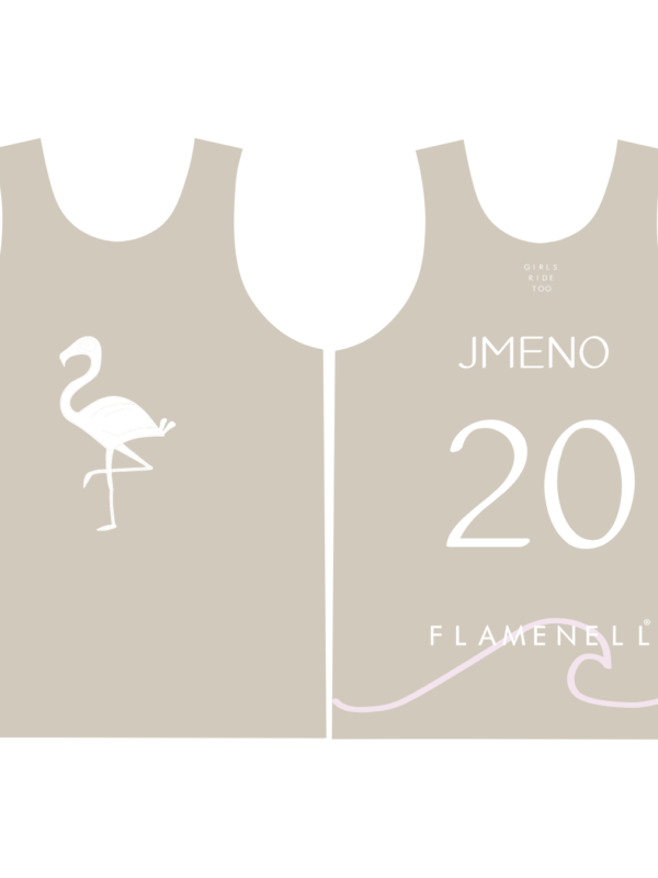 Flamenell jersey basic - beige