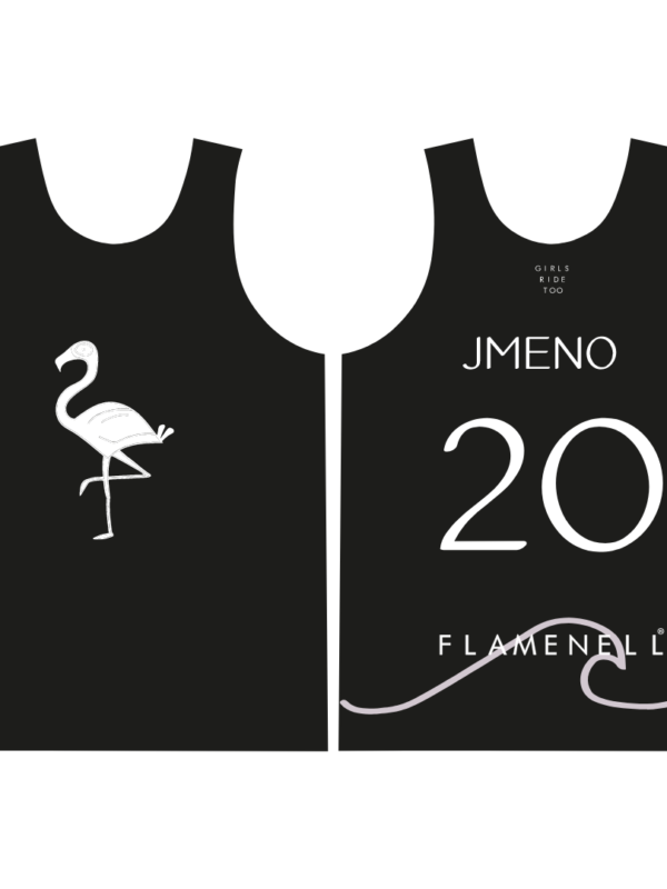 Flamenell jersey basic - black