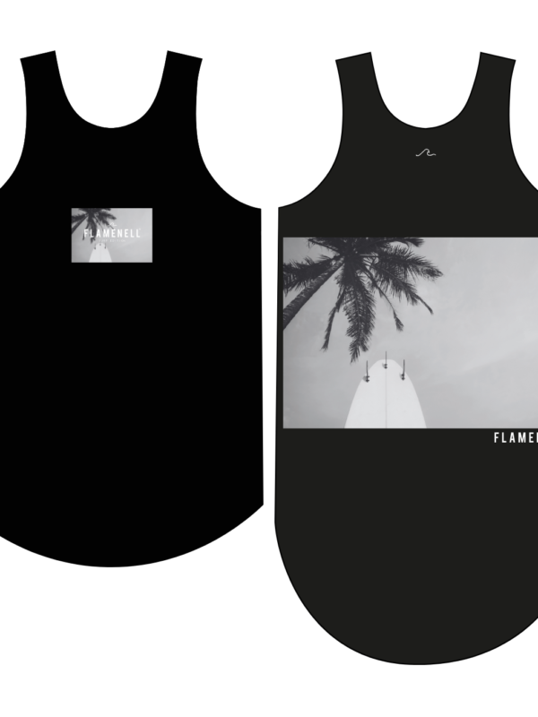 Flamenell dress black - surf edition