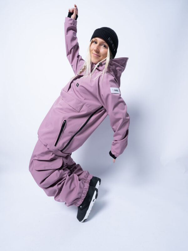 Baggy Snowsuits UNI flow set - wineberry
