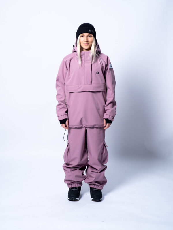 Baggy Snowsuits UNI flow set - wineberry