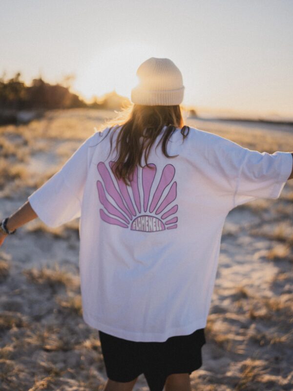 White Bloom Tee