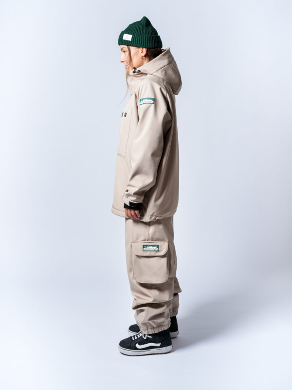 Baggy snowsuits set - limestone