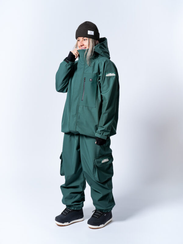 Baggy snowsuits set - conifer