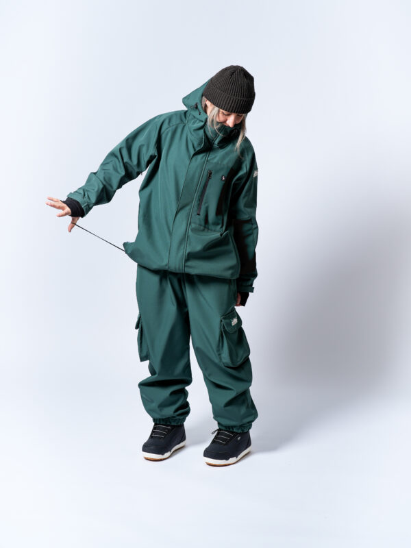 Baggy snowsuits set - conifer