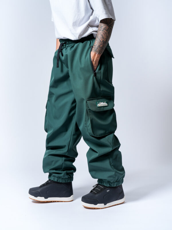 Baggy pocket pants - conifer
