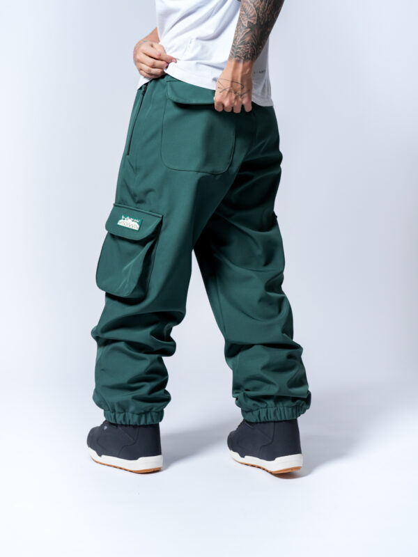 Baggy pocket pants - conifer