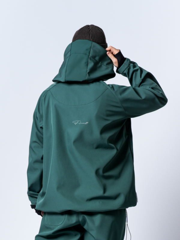 Baggy snow jacket zip - Conifer