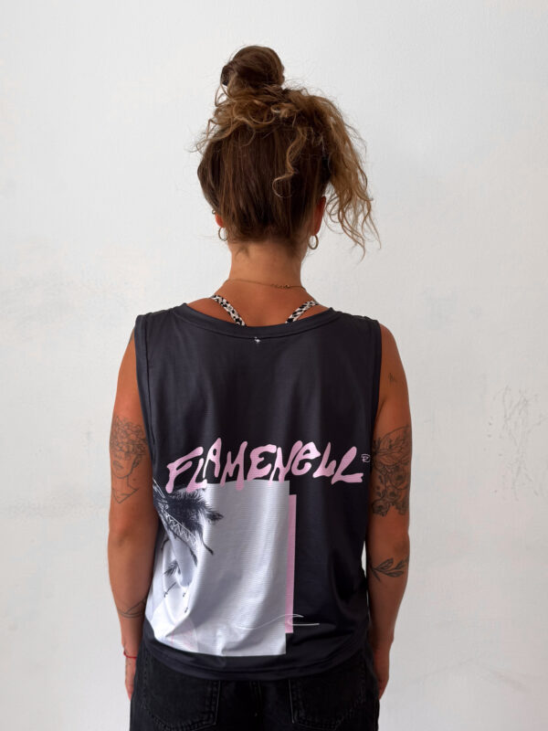 Flamenell surf crop - black
